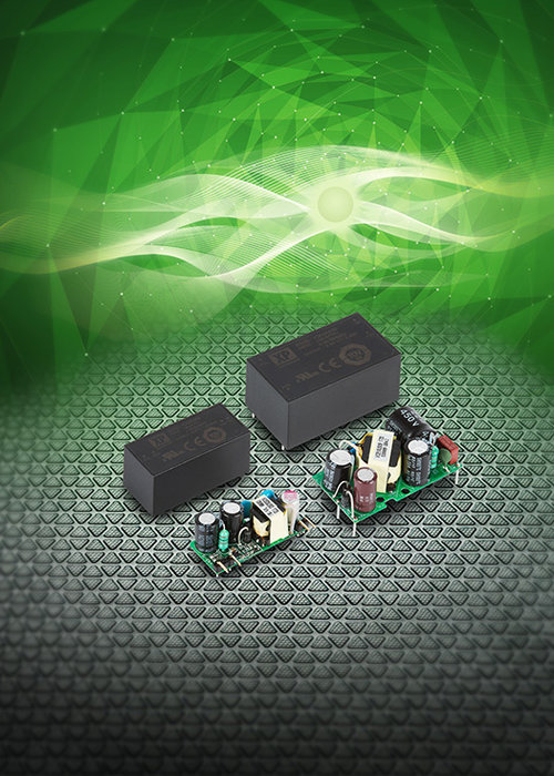Compact 3W and 10W board mount power supplies suit IoT, household and industrial applications